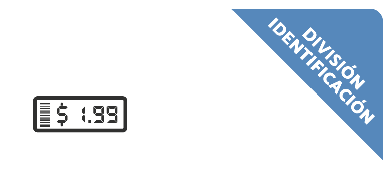 Etiquetas electrónicas de precios - División Identificación